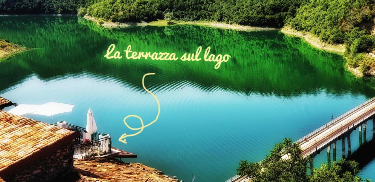 La Terrazza Sul Lago Turano Castel di Tora Exterior foto